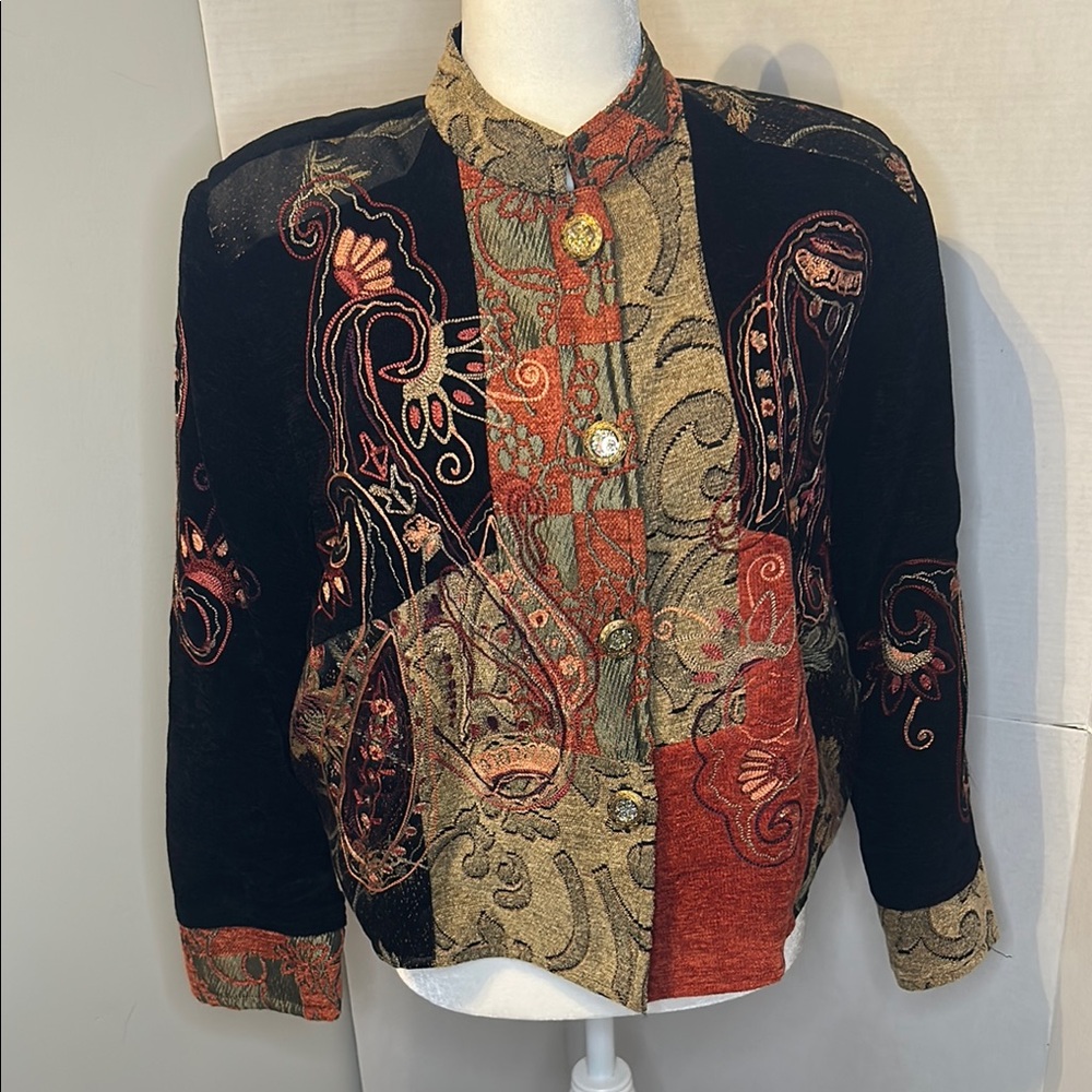 Julia Kim Women's Multicolor Embroidered Jacket PL